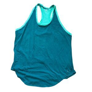 Danskin Now Teal Tank Top